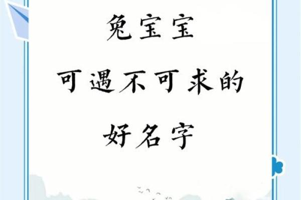 2011年兔宝宝取名的10项思路参考-姓名学-姓名分析姓名